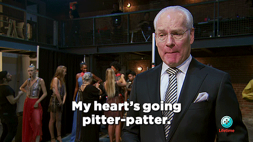 Our hearts are going pitter-patter for Tim Gunn! </div>