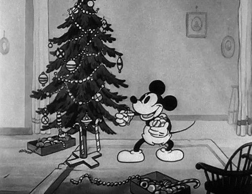 Mickey Mouse Christmas Tree Gif