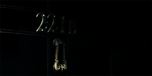 Risultati immagini per sherlock 221b GIF